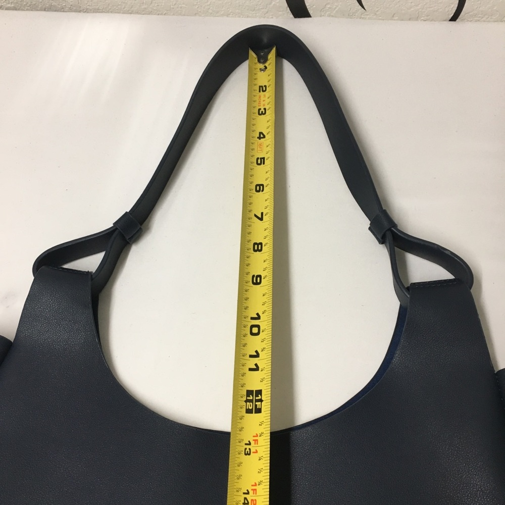 Neiman Marcus Large hobo bag blue vegan leather - Picture 15 of 16